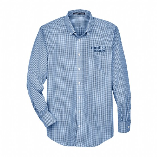 Devon & Jones Men's Crown Woven Collection Gingham Check