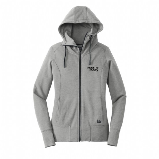 New Era Ladies Tri-Blend Fleece Full-Zip Hoodie